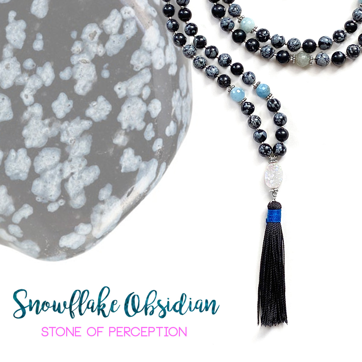 Snowflake Obsidian: Stone of Perception