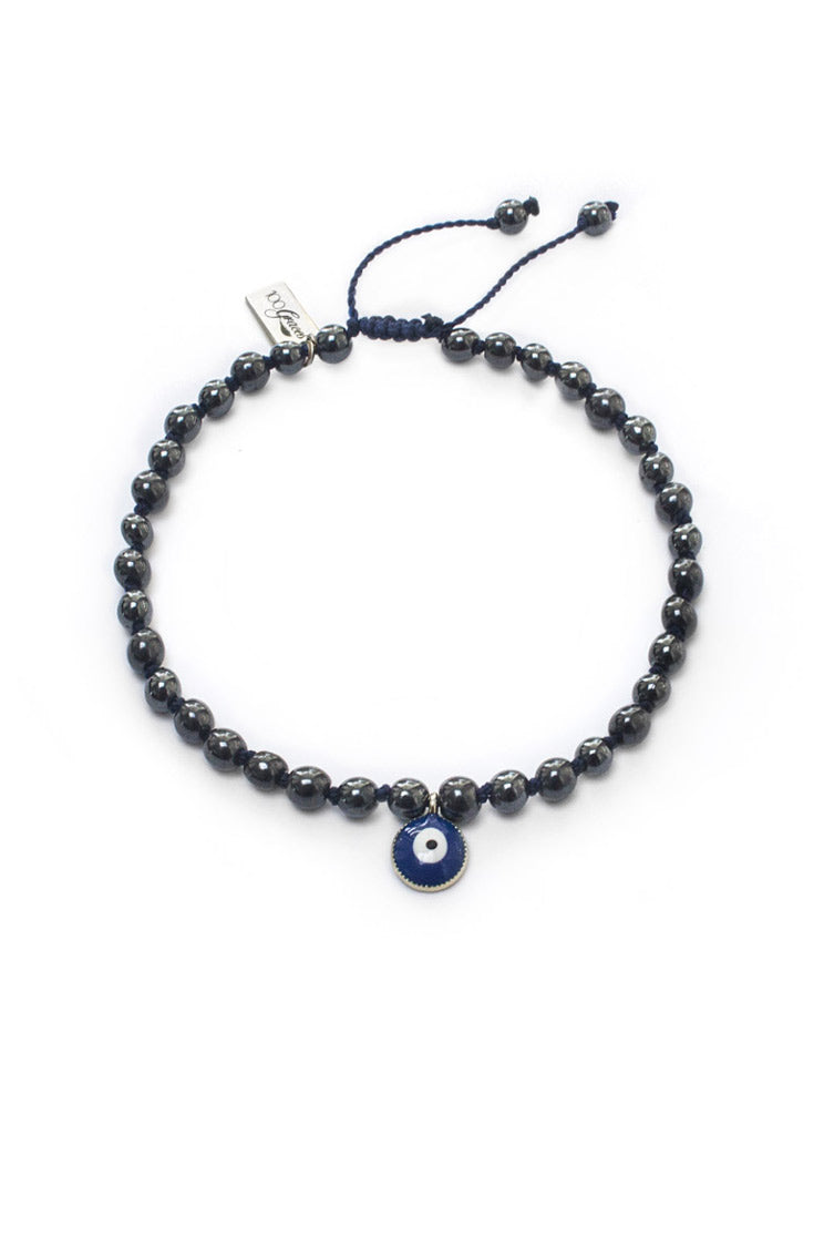 Evil Eye Bracelet, Hematite