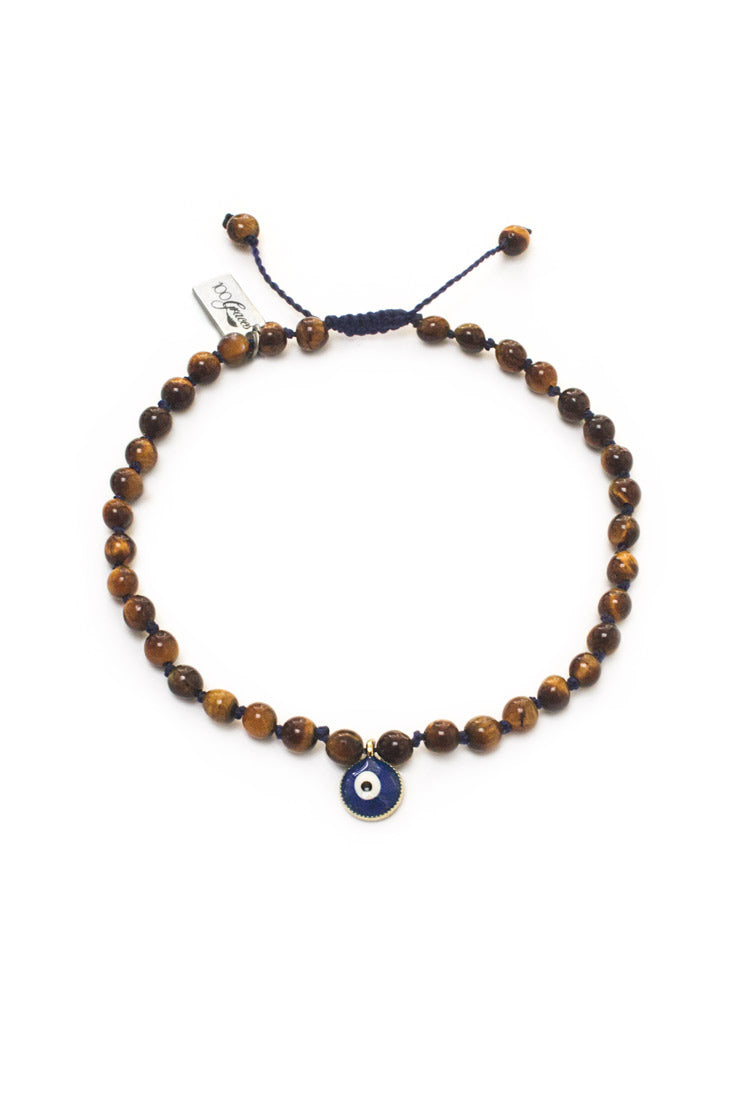 Evil Eye Bracelet, Tiger Eye