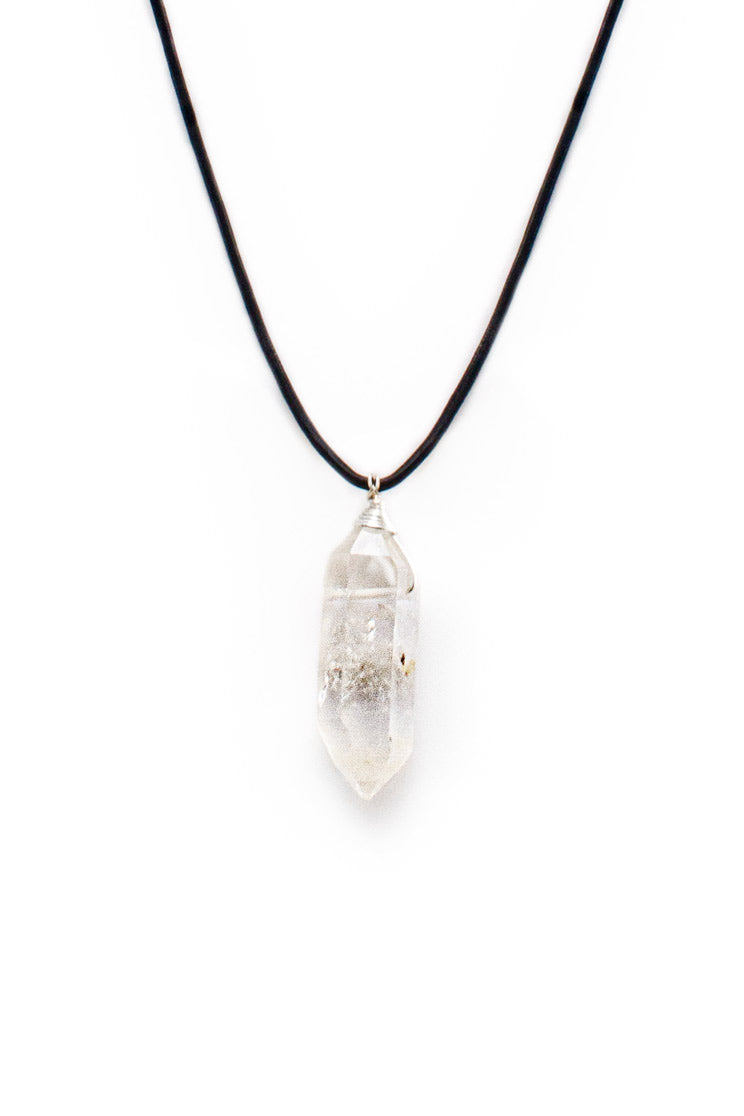 Herkimer Diamond Point Necklace