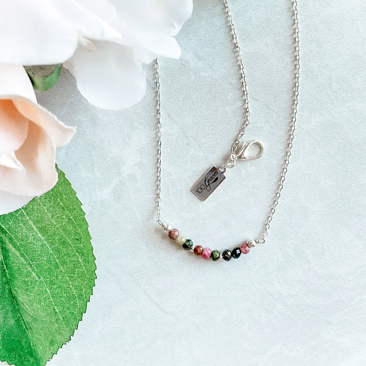 Watermelon Tourmaline Necklace