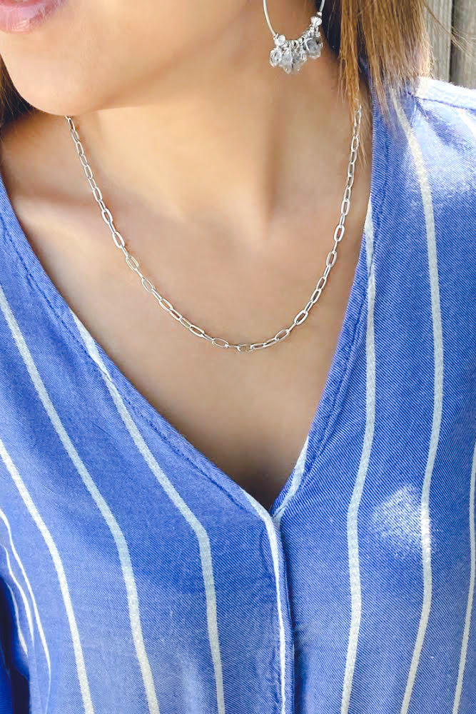 Paperclip Chain Necklace