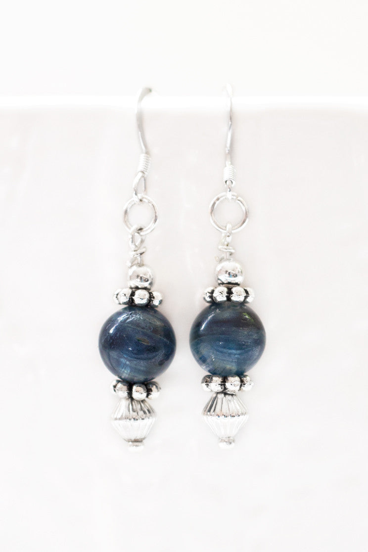 Kyanite Drop Earrings - 100 Graces