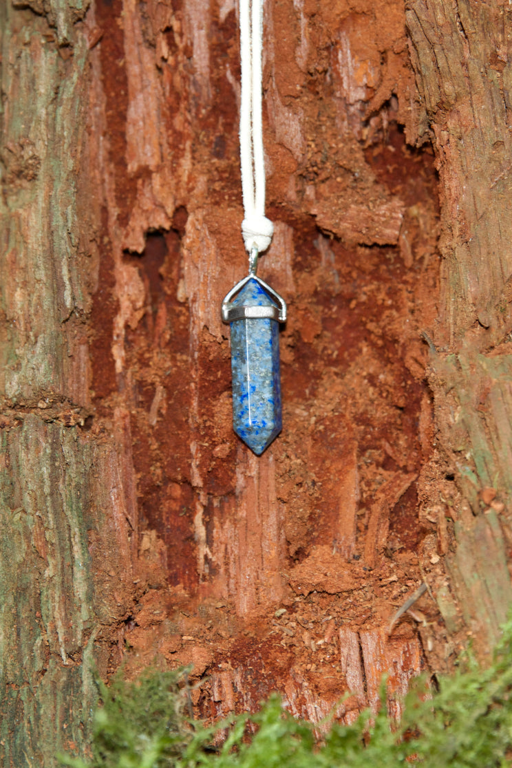 Lapis Lazuli Point Necklace - 100 Graces