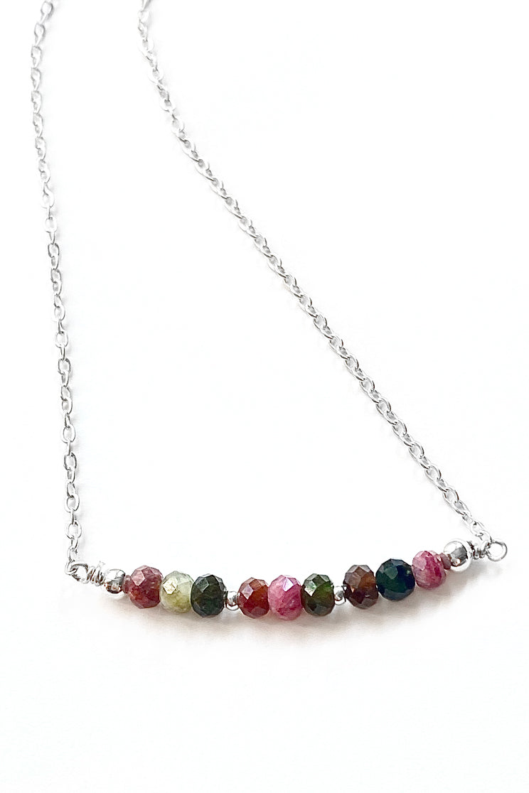 Watermelon Tourmaline Necklace